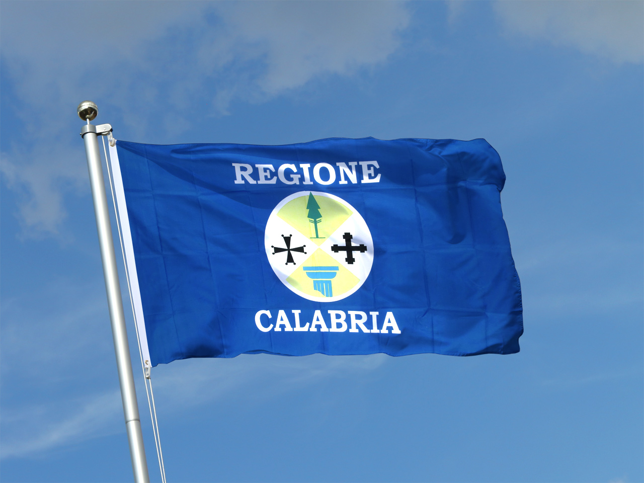 90 x 150 cm Fahne Flagge Kalabrien Italien 
