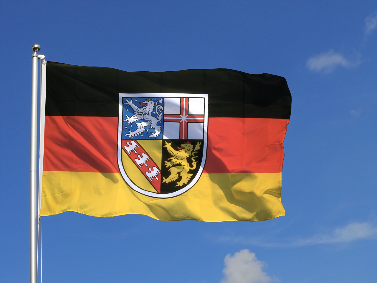 Fahne Saarland Hissflagge 60 x 90 cm Flagge 