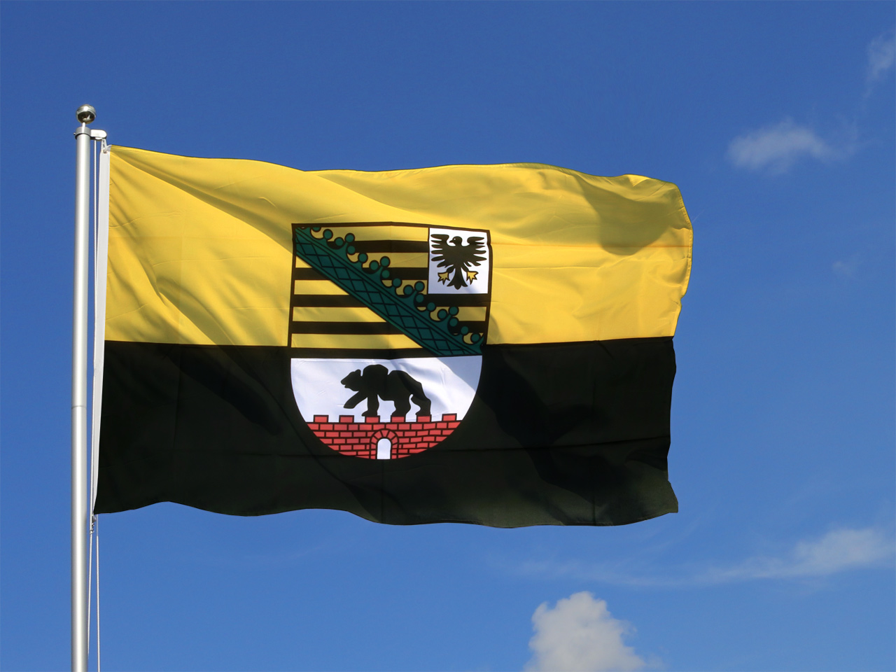Sachsen Anhalt  Landesfahne Flagge Hissfahne 90 x 150 cm