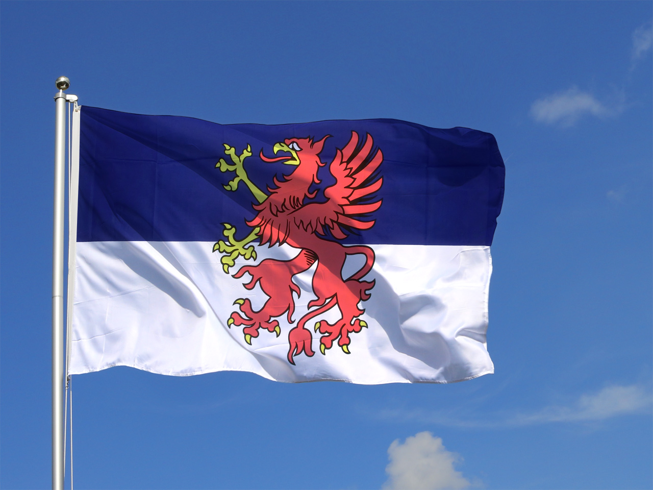 Fahnen Flagge Pommern 2-150 x 250 cm 