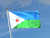 Dschibuti Flagge