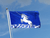 Einhorn Blau Flagge