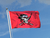 Pirate on red shawl Flag