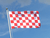 Checkered Red-White Flag