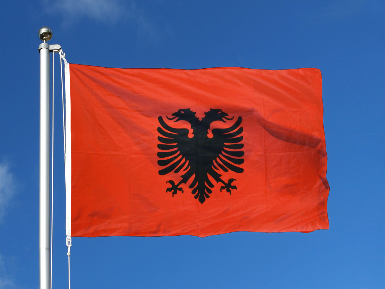Albania Flag PRO 100 X 150 Cm MaxFlags Royal Flags