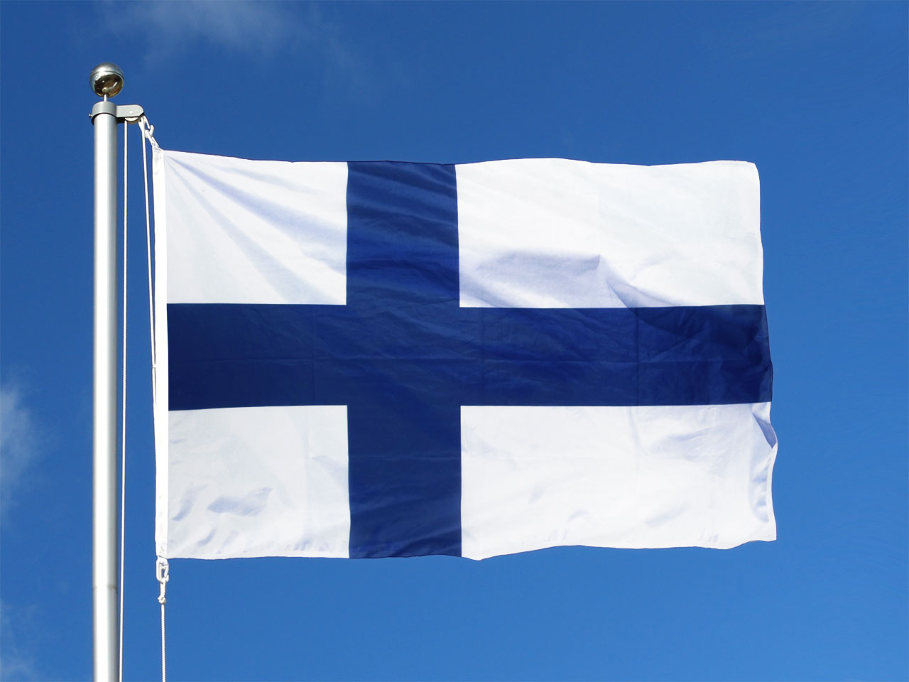 Finnland Polyester Flagge Wahl Der Größen 