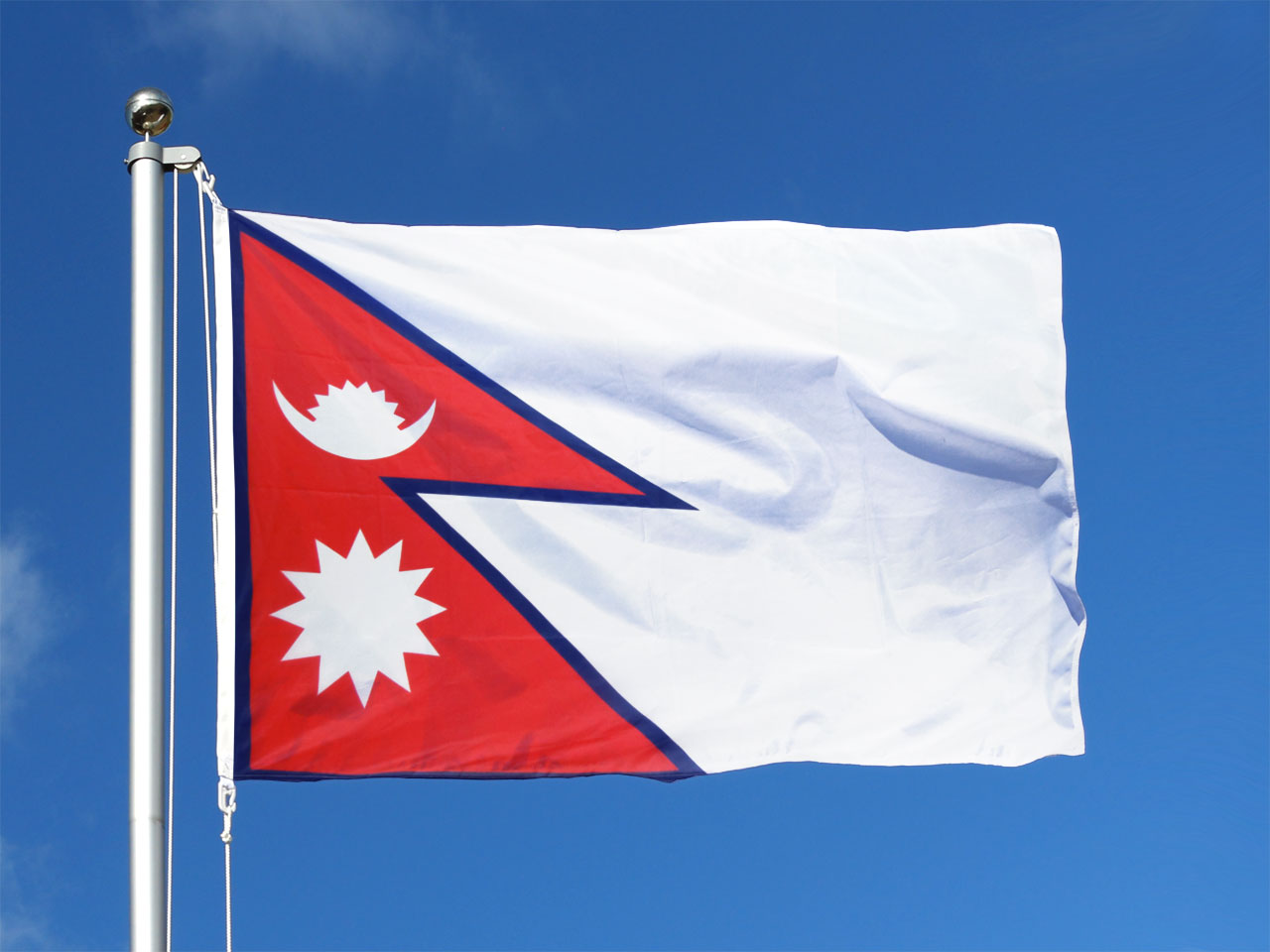 Fahne Nepal Flagge nepalesische Hissflagge 90x150cm 