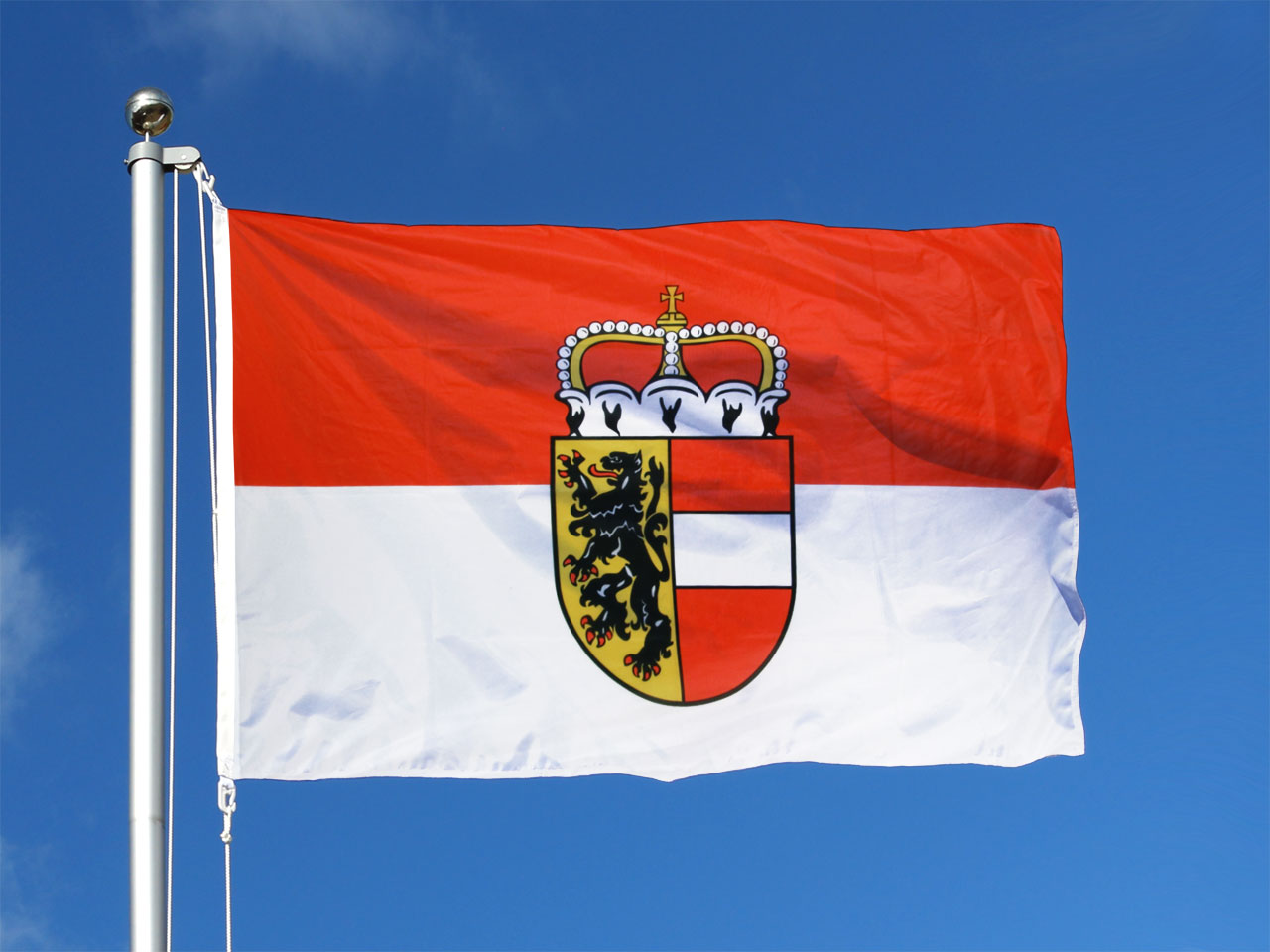 Fahne Flagge Salzburg 30x45 cm mit Schaft 