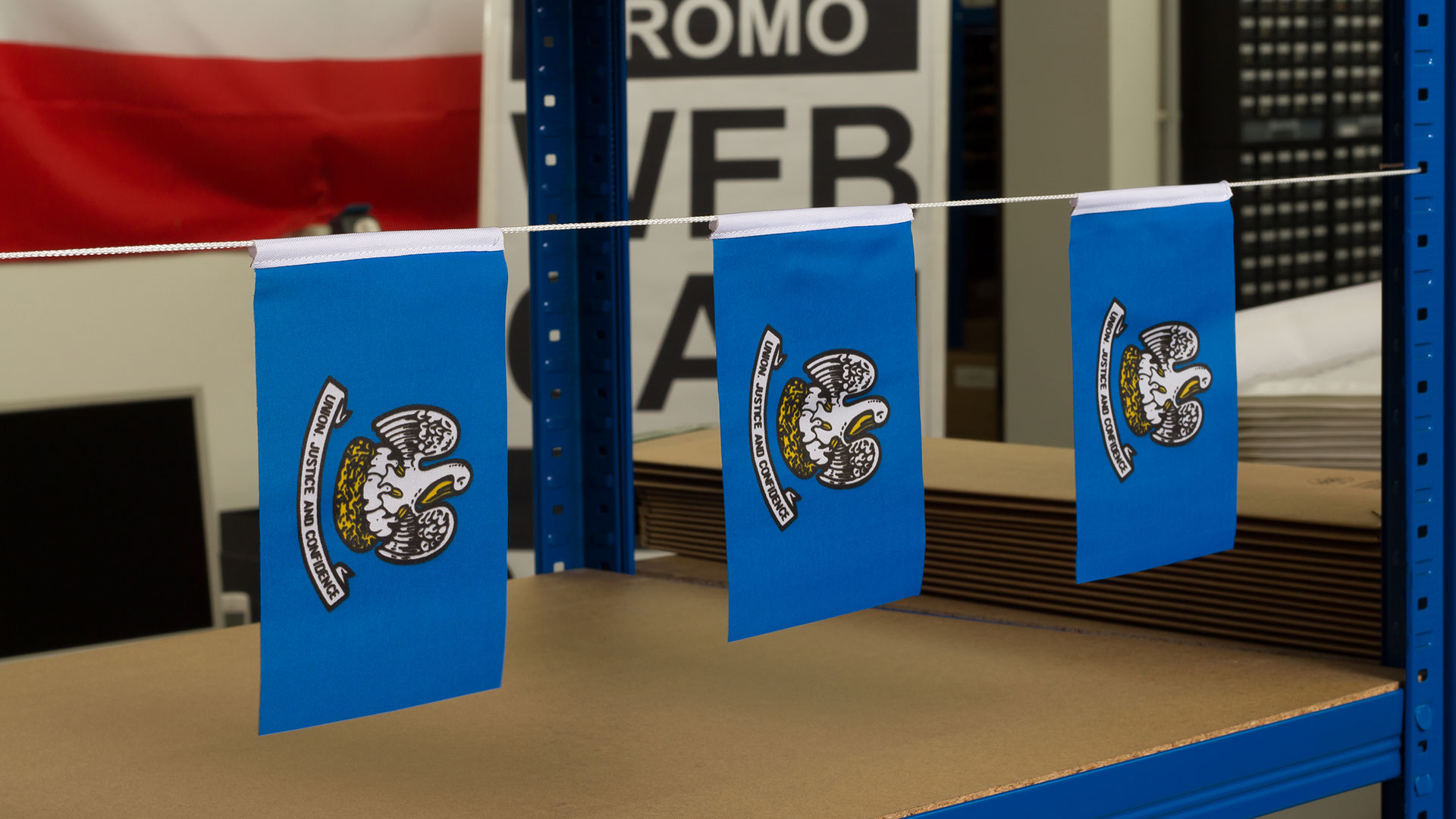 thumbnail image 2 of Trade Winds Louisiana State Flag – 4x6 Foot, 150 Denier Polyester, USA Banner 2 of 2