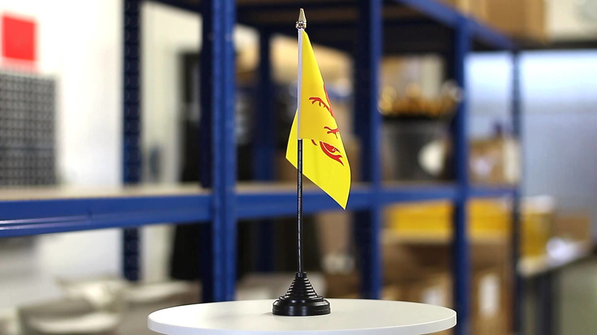 Wallonie - Mini drapeau de table 10 x 15 cm