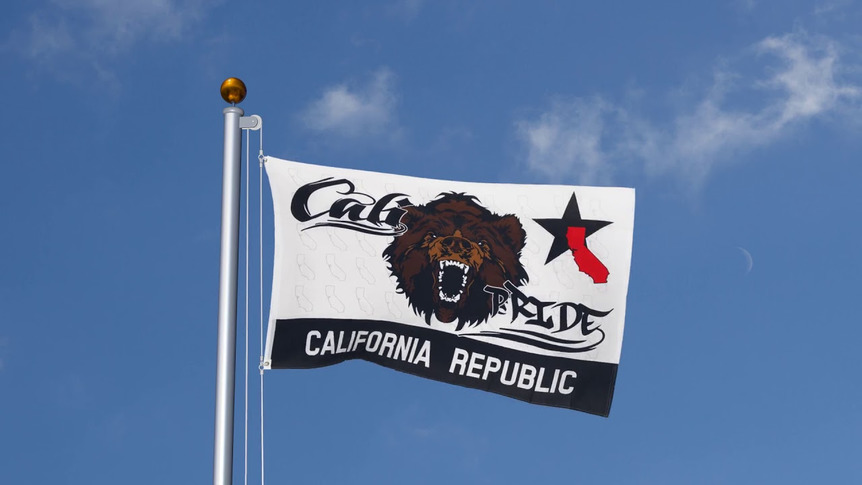 USA Kalifornien Cali Pride - Flagge 90 x 150 cm