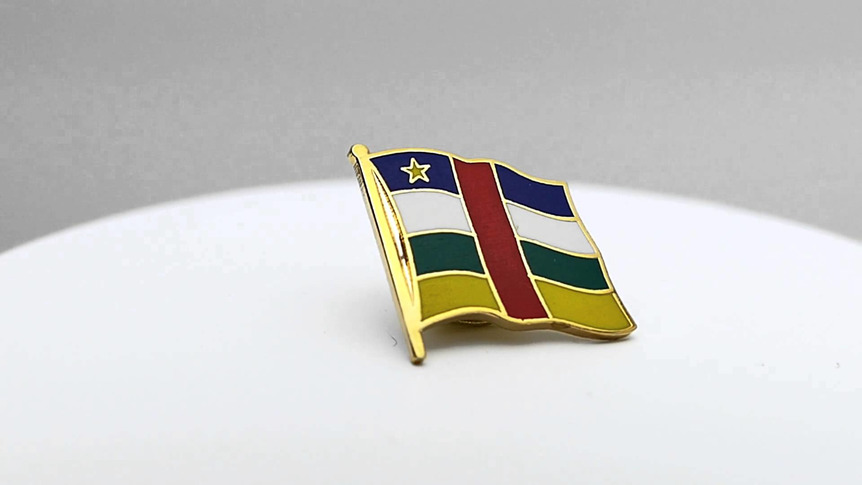 Zentralafrikanische Republik - Flaggen Pin 2 x 2 cm