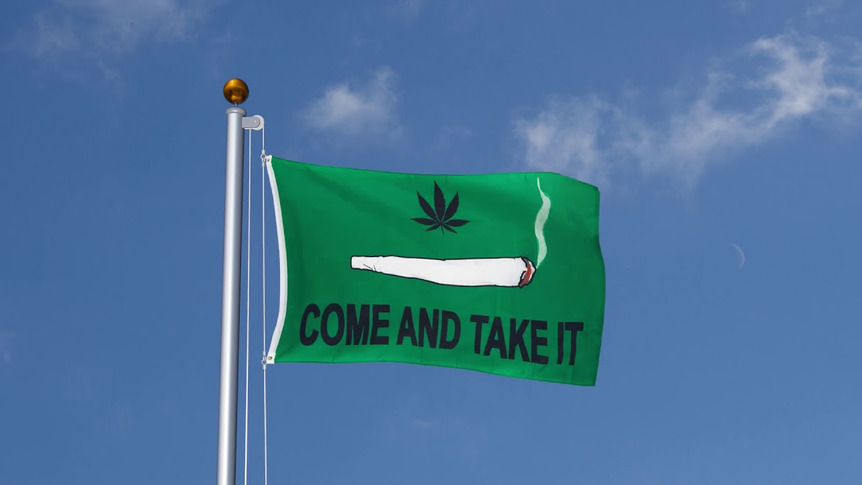 Spliff Come and take it - 3x5 ft Flag