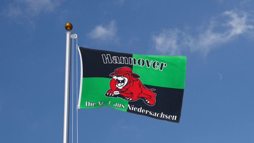 Hanover Bulldog, Die Nr. 1 aus Niedersachsen - 3x5 ft Flag