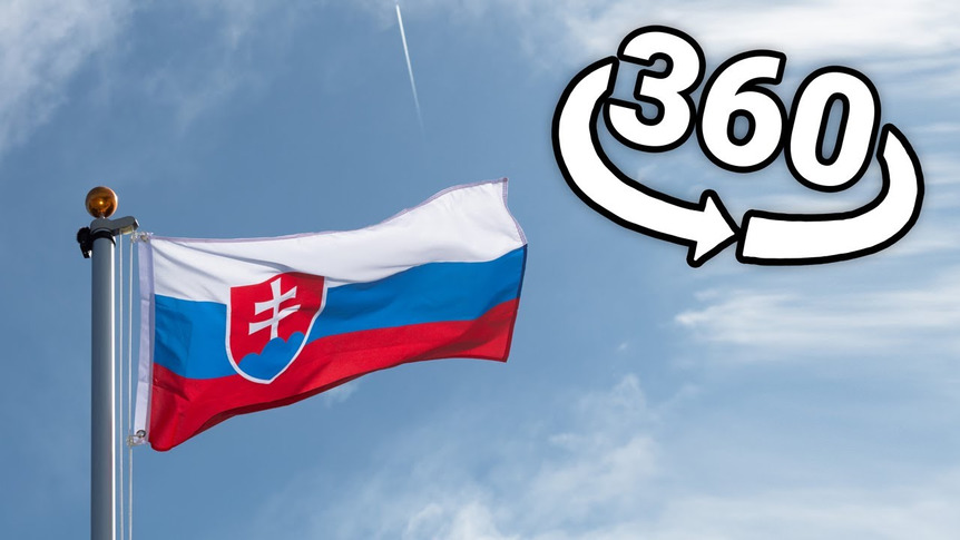 Slovaquie - Drapeau 60 x 90 cm