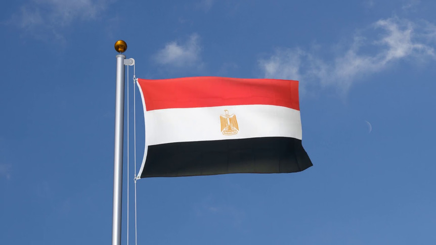 Ägypten - Flagge 90 x 150 cm