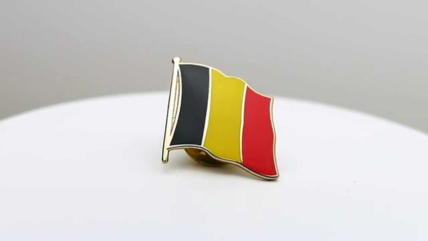 Belgien - Flaggen Pin 2 x 2 cm