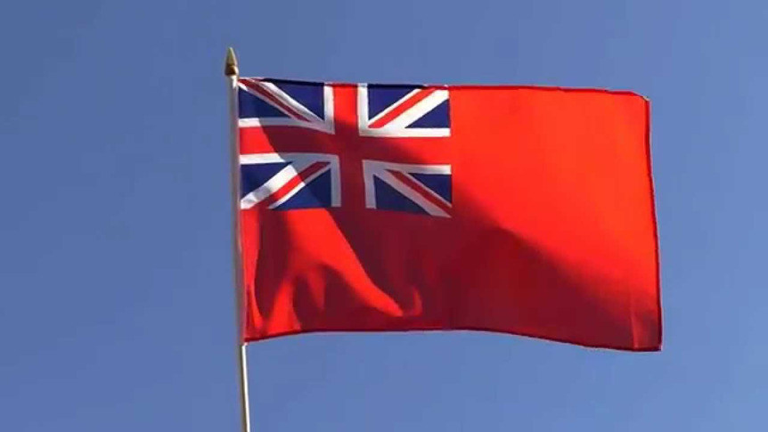 Red Ensign Handelsflagge - Stockflagge 30 x 45 cm