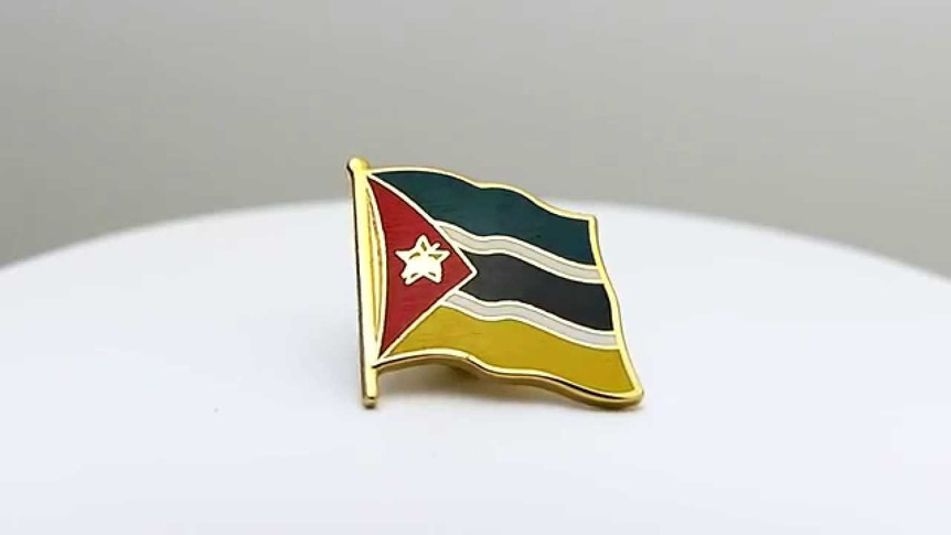 Mosambik - Flaggen Pin 2 x 2 cm