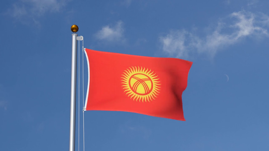 Kirgisistan - Flagge 90 x 150 cm