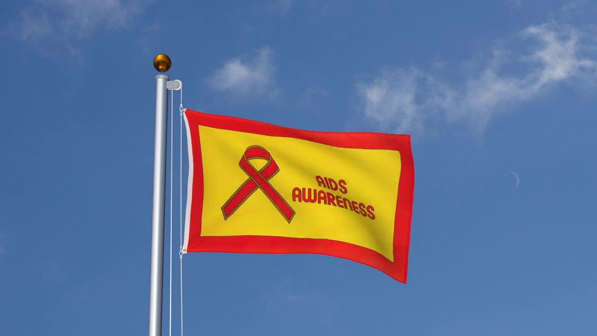 Aids Awareness - 3x5 ft Flag