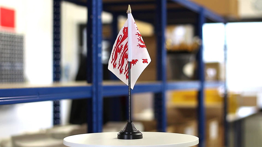 Dorset civile - Mini drapeau de table 10 x 15 cm