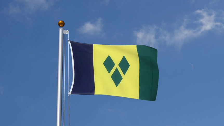 St. Vincent und die Grenadinen - Flagge 90 x 150 cm