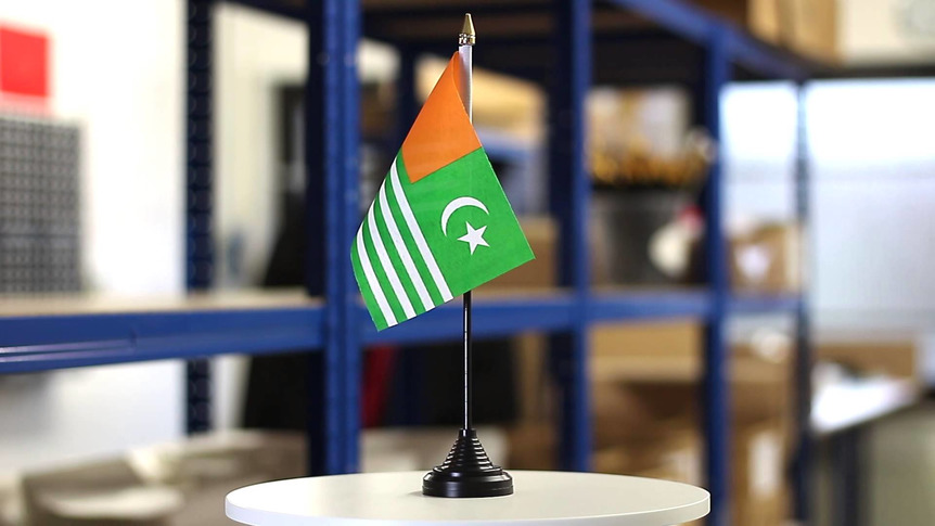 Cachemire - Mini drapeau de table 10 x 15 cm