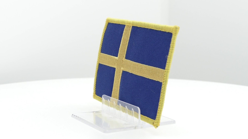 Suède - Écusson 6 x 8 cm