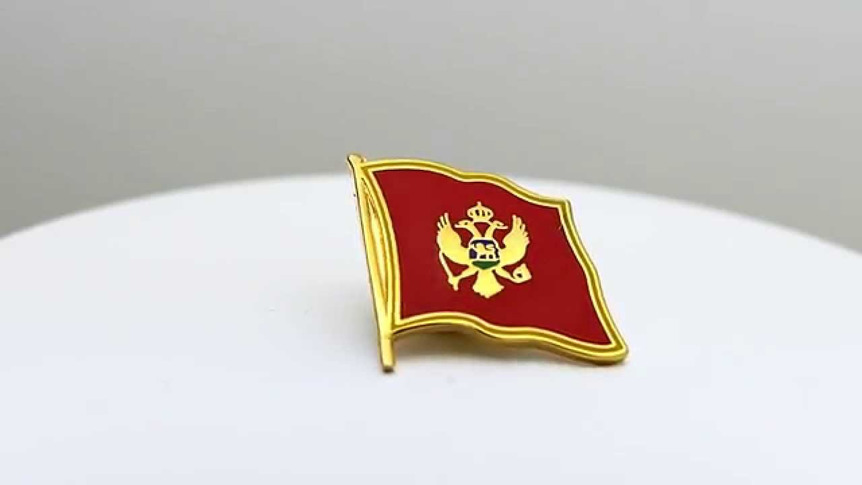 Montenegro - Flaggen Pin 2 x 2 cm