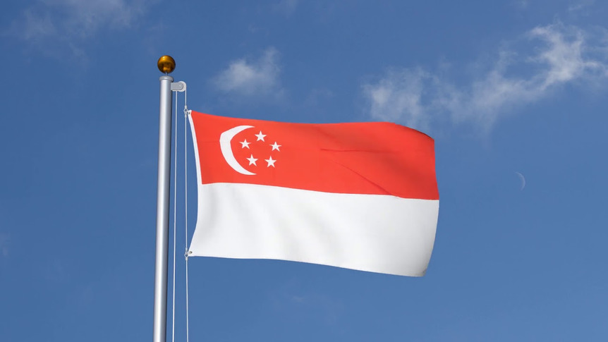 Singapur - Flagge 90 x 150 cm