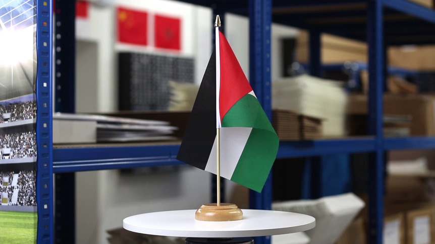 Palestine - Table Flag 6x9", wooden