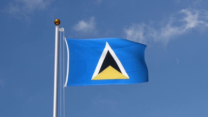 St. Lucia - Flagge 90 x 150 cm