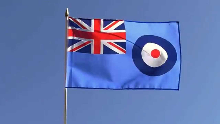 Royal Airforce - Hand Waving Flag 12x18"