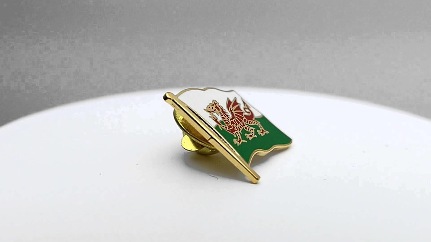 Wales - Flaggen Pin 2 x 2 cm