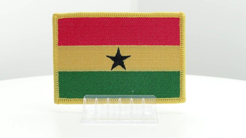 Ghana - Aufnäher 6 x 8 cm
