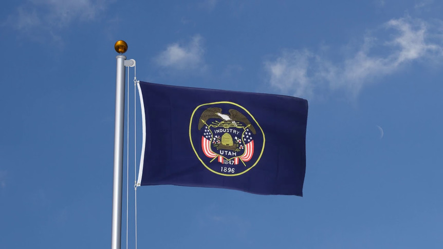 Utah - Flagge 90 x 150 cm