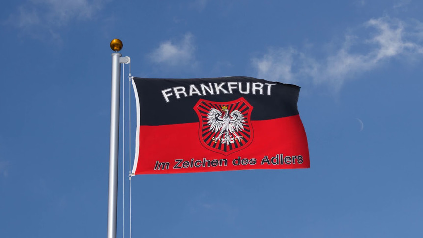 Frankfurt Im Zeichen des Adlers - Flagge 90 x 150 cm