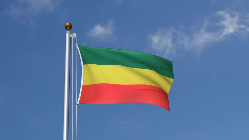Äthiopien ohne Stern - Flagge 90 x 150 cm
