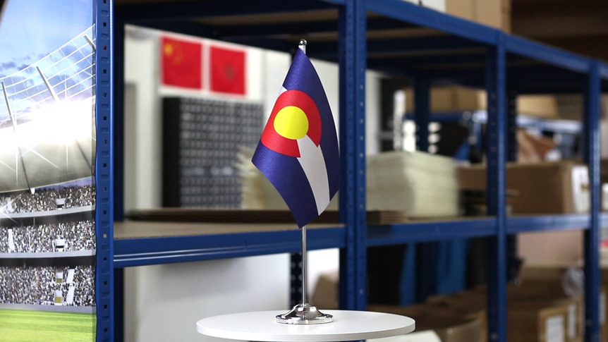 Colorado - Satin Table Flag 6x9"