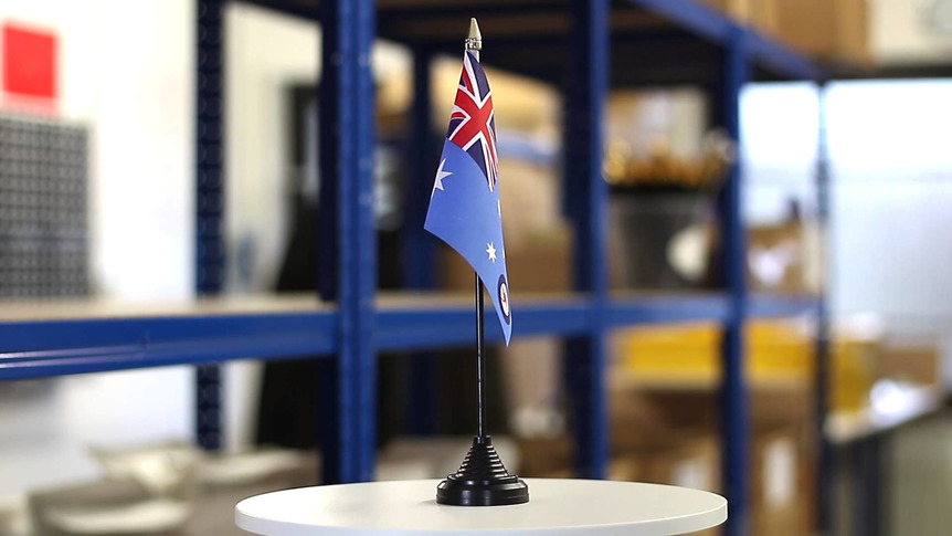 Royal Australian Air Force - Mini drapeau de table 10 x 15 cm