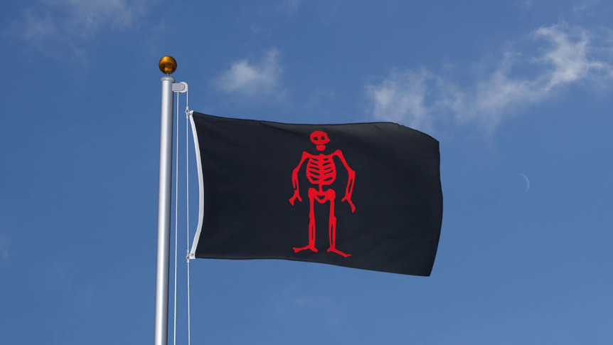 Pirate Edward Lowe - 3x5 ft Flag