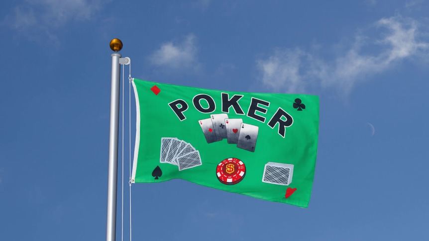 Poker - Flagge 90 x 150 cm