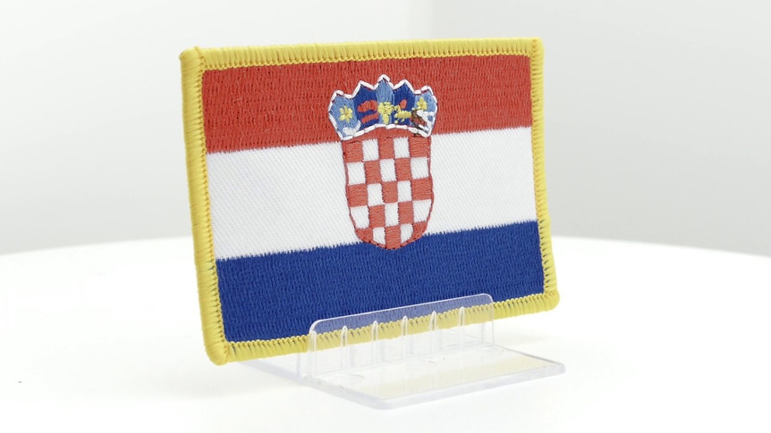 Kroatien - Aufnäher 6 x 8 cm