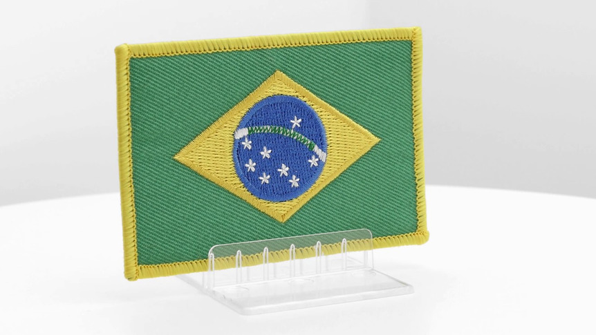 Brésil - Écusson 6 x 8 cm
