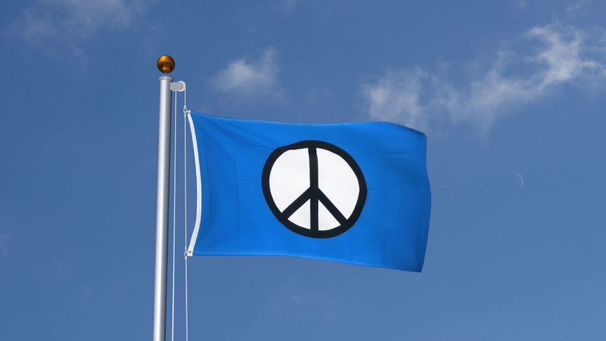 Peace CND - Flagge 90 x 150 cm