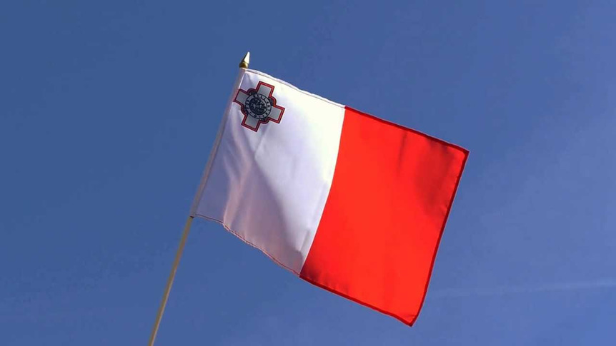 Malta - Stockflagge 30 x 45 cm