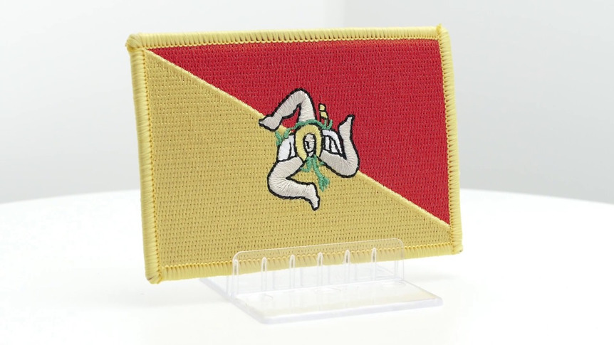 Italy Sicily - Flag Patch