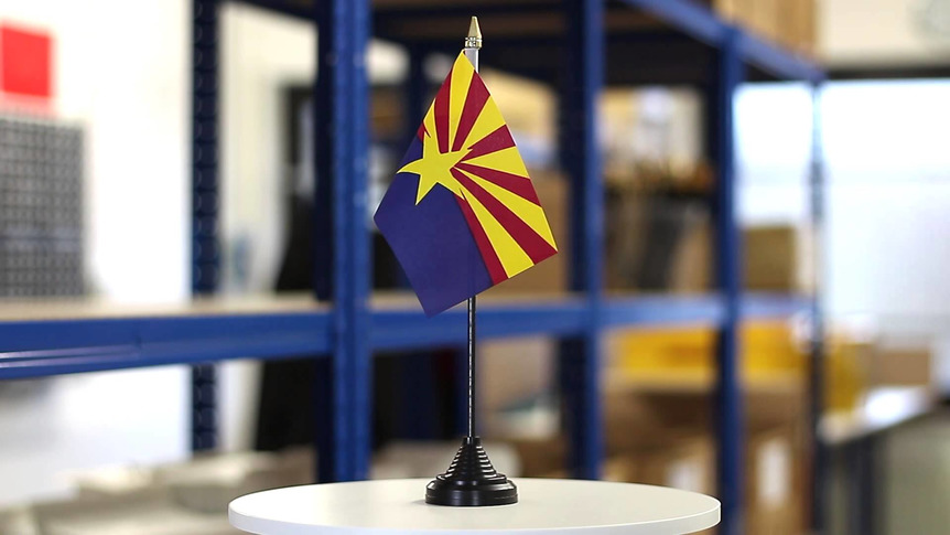 Arizona - Tischflagge 10 x 15 cm
