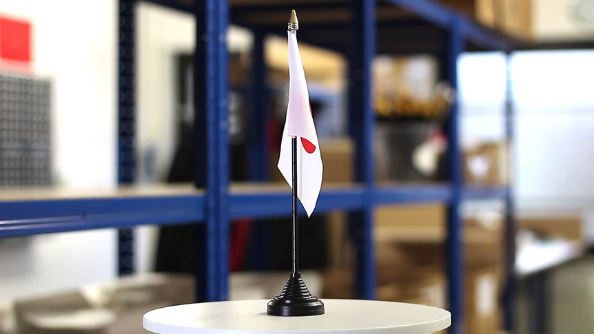 Japon - Mini drapeau de table 10 x 15 cm